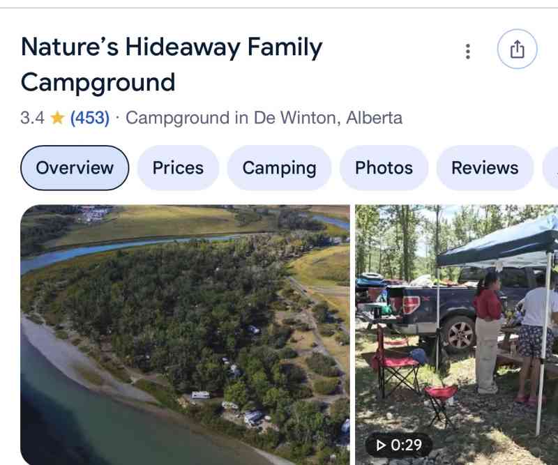 Natures Hideaway Campground