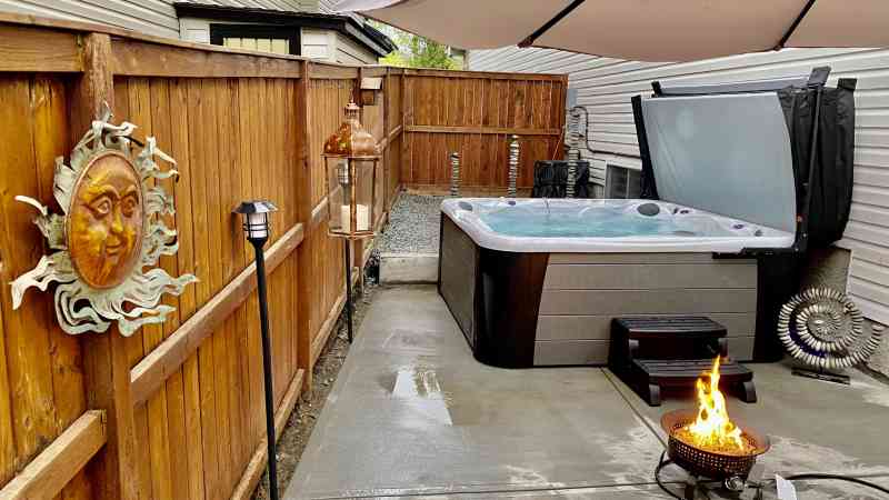 New Hot Tub Filling Day