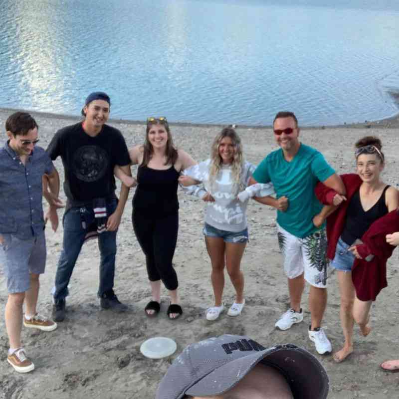 Barrier Lake Beach Day