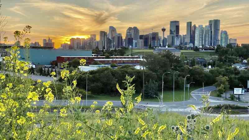 Calgary Skyline Sunset