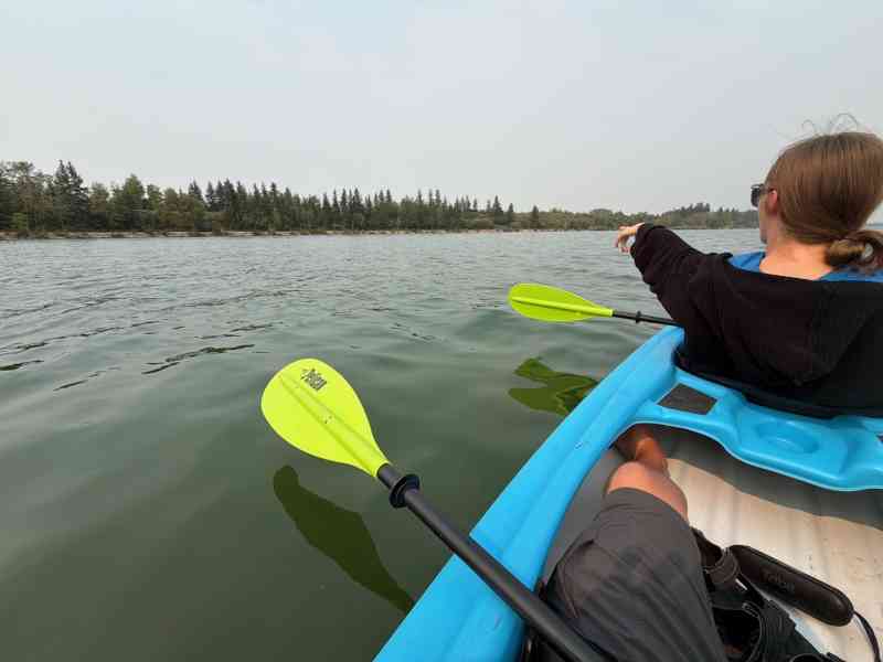 Kayaking Glenmore Resevoir