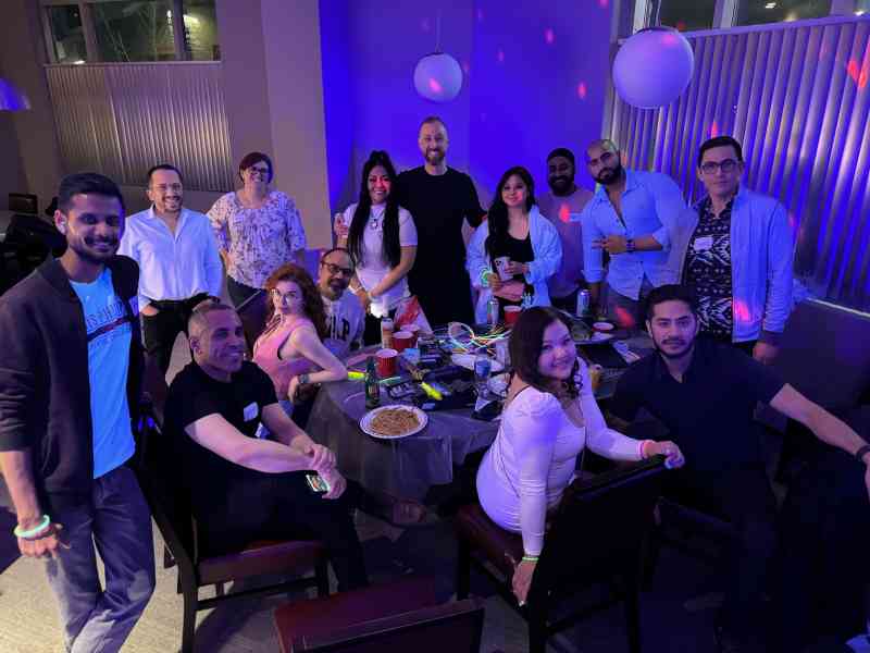 Full Moon Black Light Dance Party